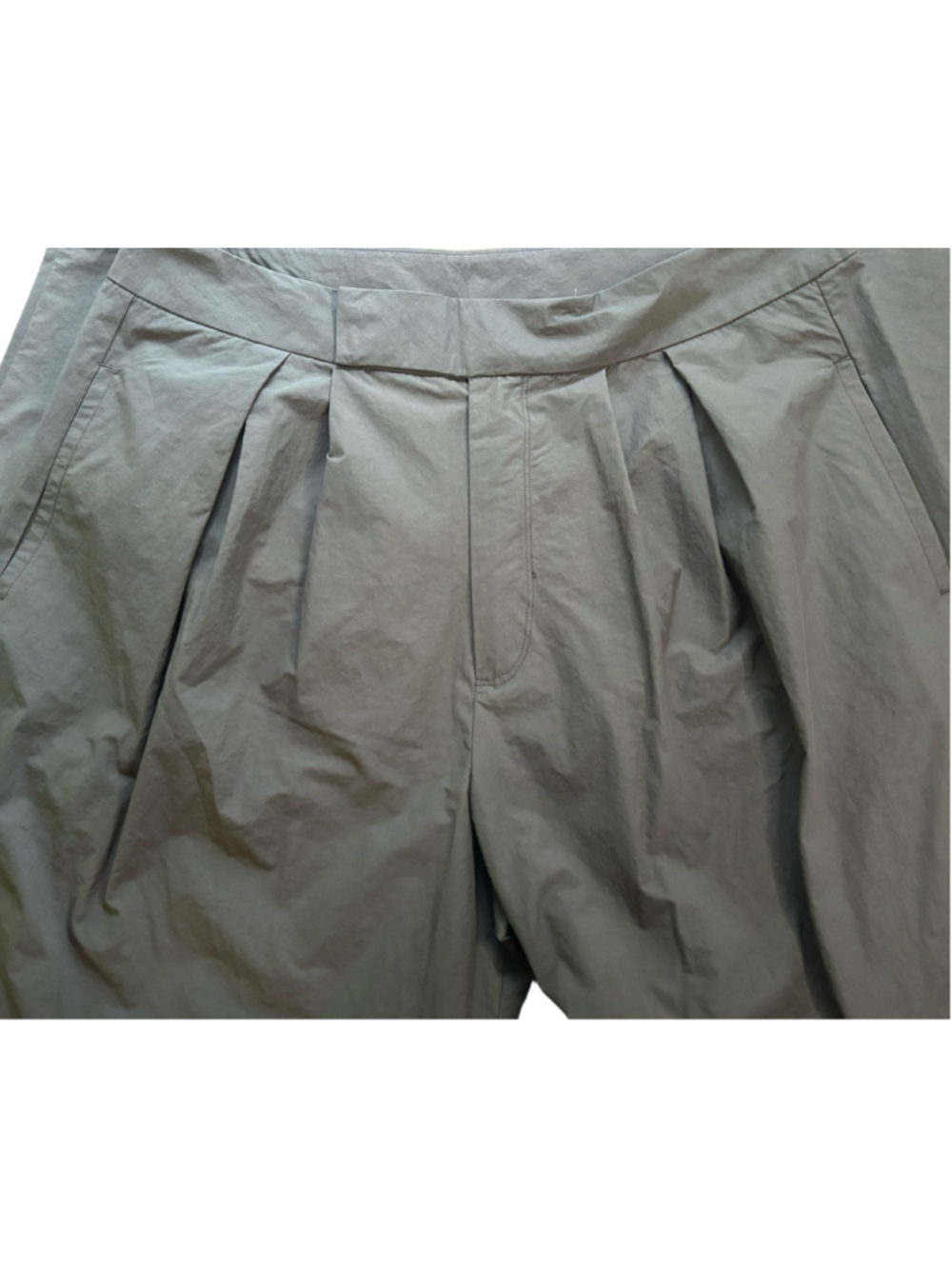 Free People Gabriette Barrel Trousers Size 12 Rubber Brown Pleated Pants - Picture 9 of 11